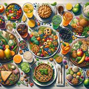 Presentation, portion sizes, beverages and desserts